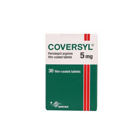 Coversyl 5mg -30 tablets (Perindopril arginine) | PnG Pharmacy