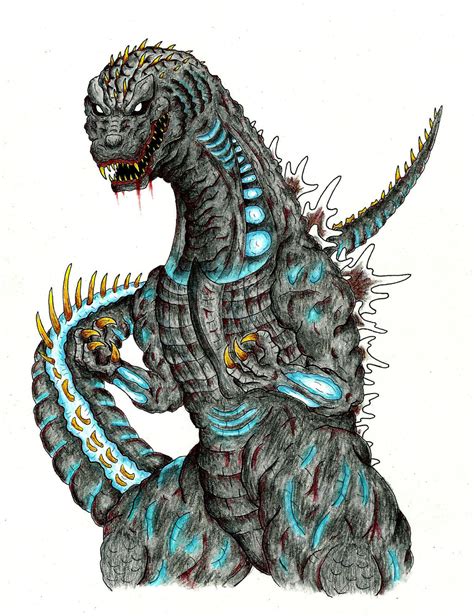 Shin GMK Godzilla by skullghidorah2016 on DeviantArt