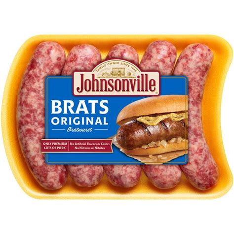 Johnsonville Original Brats 5Ct | Hy-Vee Aisles Online Grocery Shopping