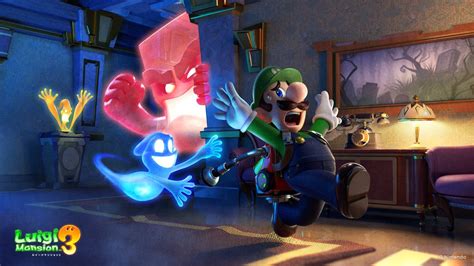 an image of mario kart and luigi in the living room with their arms out