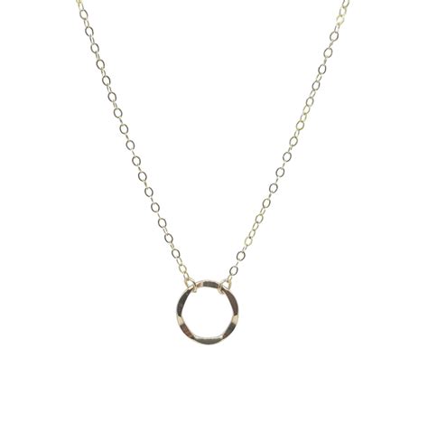 Gold or Silver Circle Karma Necklace – Kind Karma Company