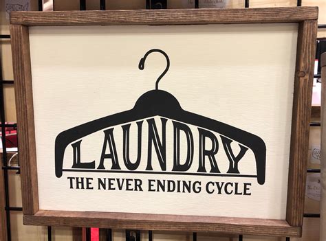 How To Create The Perfect Wooden Laundry Room Sign - Wooden Home