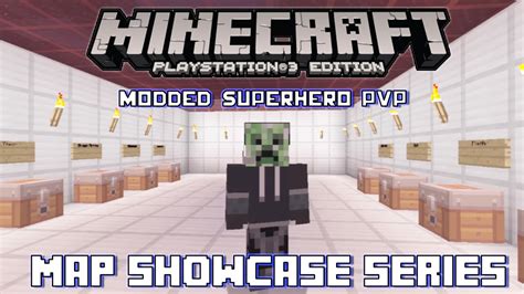 PS3/PS4 Minecraft Map Showcase: Episode 70 Modded Superhero PVP - YouTube