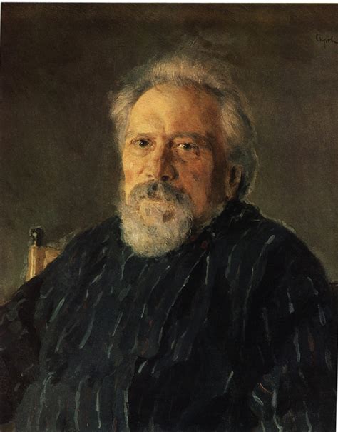 Portrait of Nikolay Leskov - Valentin Serov - WikiArt.org ...