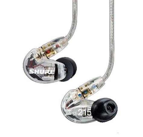 Shure SE215 Sound Isolating Earbuds Clear