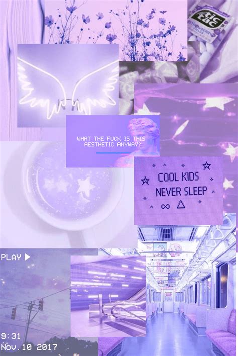 The Best 26 Pastel Purple Aesthetic Collage Wallpaper Laptop