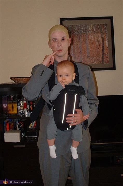 Austin Powers Dr. Evil & Mini-Me Costume | Funny baby halloween costumes, Diy baby halloween ...