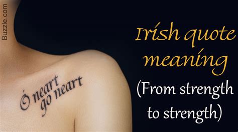 Irish Tattoo Sayings That are Very Heartwarming and Inspiring ...