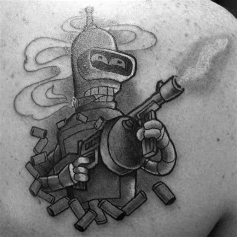 23+ Bender Futurama Tattoo