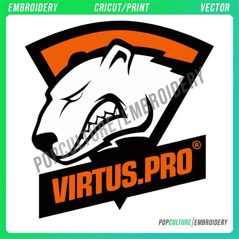 Virtus.Pro - Official Logo for Embroidery & Vector • Pop Culture ...