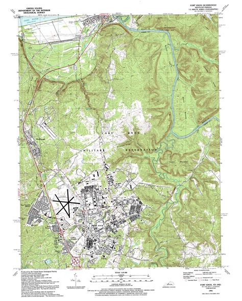 Fort Knox Army Base Map - 02/2022