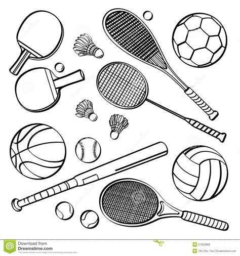 sports-equipment-collections-different-kinds-sketch-style-contains-hi-res-jpg-pdf-illustrator ...