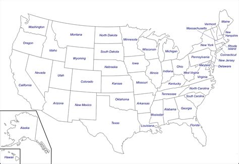 Blank US Map | United States Blank Map | United States Maps