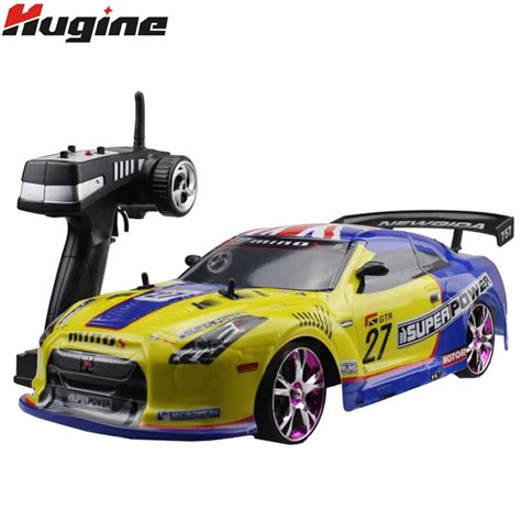 Large RC Car 1:10 High Speed Racing Car For Nissan GTR Championship 2 ...