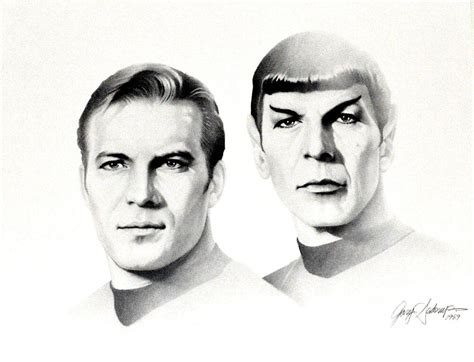 Star Trek – Kirk and Spock – Art Prints by Gary Saderup