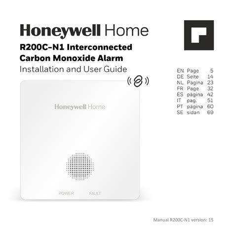 HONEYWELL HOME R200C-N1 INSTALLATION AND USER MANUAL Pdf Download ...