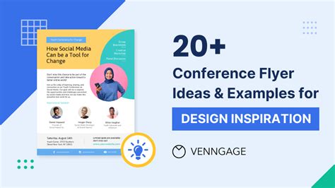 20+ Conference Flyer Ideas & Examples for Design Inspiration - Venngage