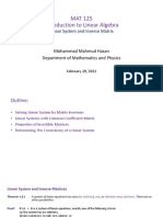 1.6 - Linear System and Inverse Matrix | PDF | Matrix (Mathematics) | System Of Linear Equations