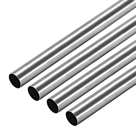 304 Stainless Steel Round Tubing 250mm Length 9mm OD 0.2mm Wall ...