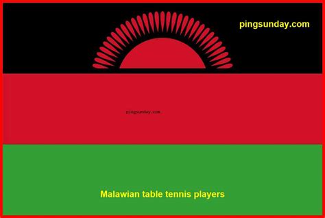 Malawi national table tennis players - PingSunday