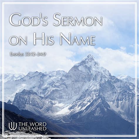 God's Sermon on His Name Archives - The Word Unleashed