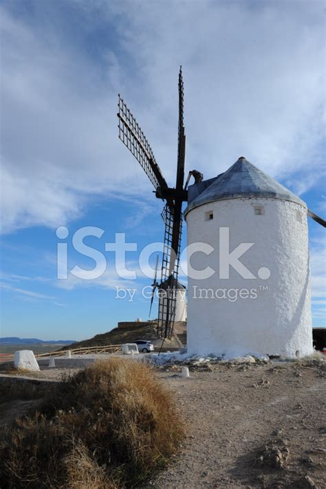 Windmill In La Mancha - Spain Stock Photo | Royalty-Free | FreeImages