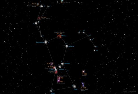 Orion Constellation | Star Map & Facts | Go Astronomy