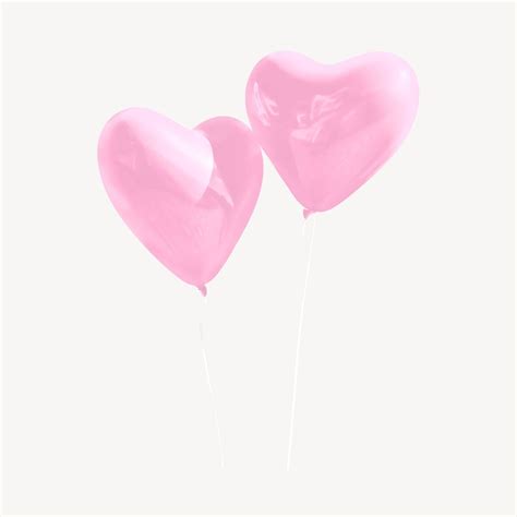 Pink heart balloons | Premium Photo - rawpixel