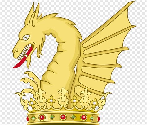 Coat of arms of the Crown of Aragon Kingdom of Aragon County of Barcelona, Helmet, dragon ...