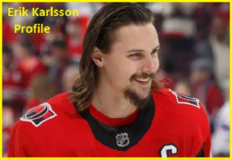 Erik Karlsson Hockey, wife, salary, stats, contract, son, brother and more