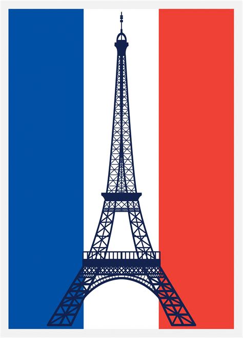 French Flag Eiffel Tower Free Stock Photo - Public Domain Pictures