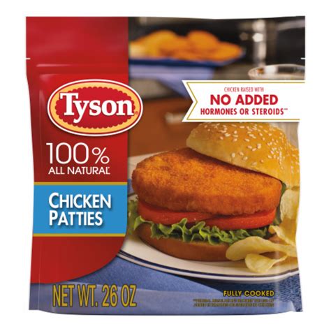 Tyson® Frozen Fully Cooked Chicken Patties, 26 oz - Kroger