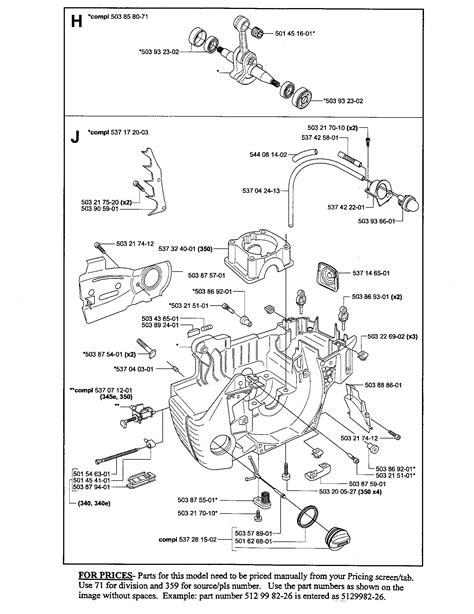 Husqvarna 340 Chainsaw Parts Diagram | Reviewmotors.co