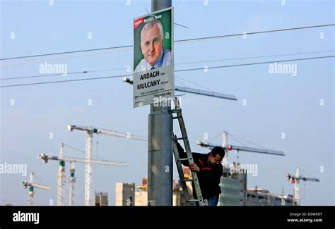 Bertie Ahern calls a General Election Stock Photo - Alamy