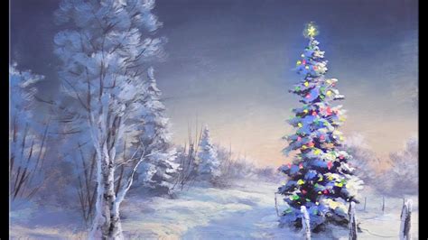 Simple Acrylic Christmas Tree Painting | Doovi