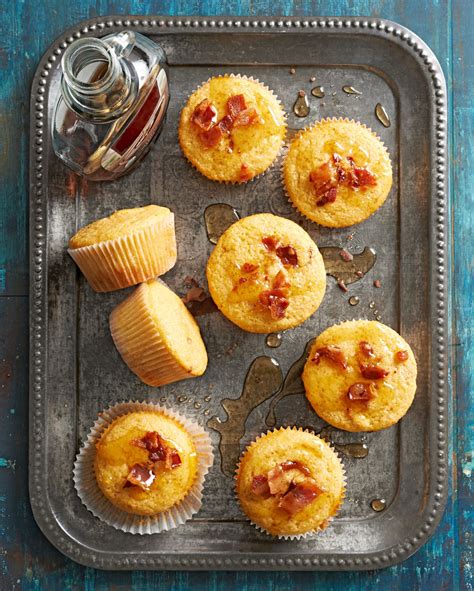 Maple-Bacon Corn Muffins