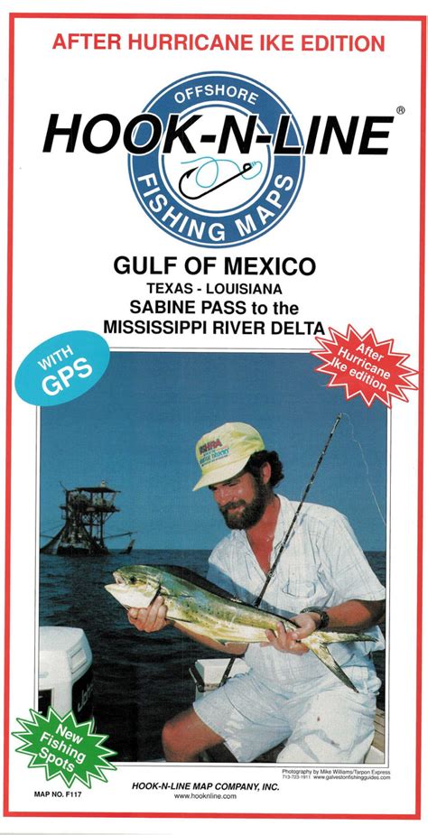 Gulf of Mexico Offshore Fishing Map – Texas Map Store