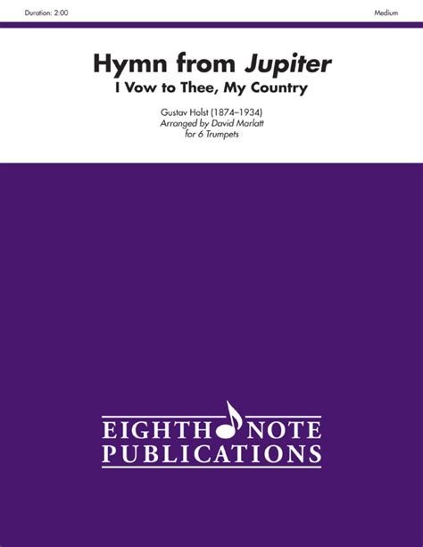 Hymn from Jupiter: 6 Trumpets Score & Parts: Gustav Holst | Sheet Music