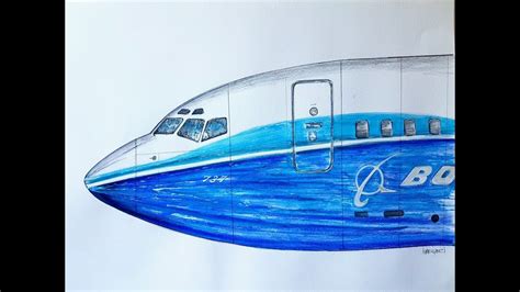 SPEED DRAWING, Boeing 737 | Airplane drawing, Plane drawing, Aircraft art