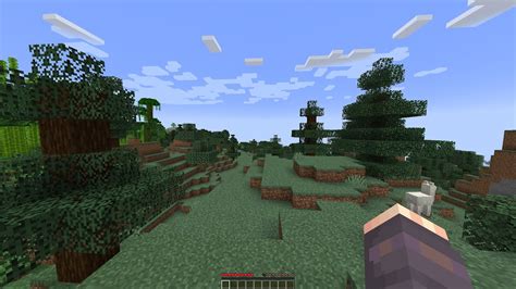 I Crossed A Windswept Forest Biome In A Perfectly Straight Line - YouTube