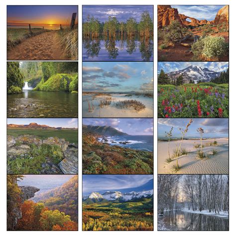 Landscapes Of America Wall Calendar | Mines Press