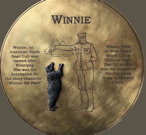 Winnie the black bear: Plaque for real life Pooh bear - BBC News