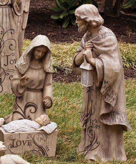 Holy Family Nativity Statue Set | Outdoor nativity, Nativity sets for sale, Outdoor nativity sets