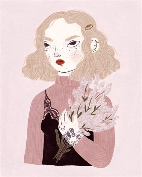 Tina Naß on Instagram: “Third and final illustration of my winter flower series 🌹Can anyone ...