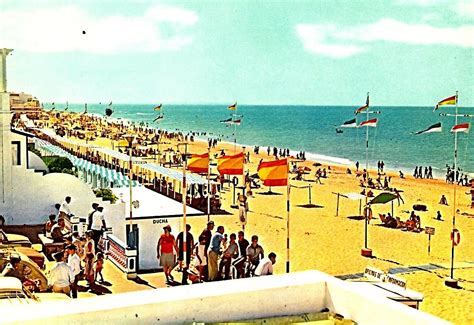 Rota Spain Beach Postcard Circa 1966