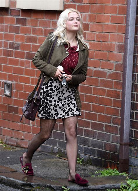 Coronation Street's Bethany Platt actress Lucy Fallon pictured having ...