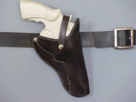 Leather holster. Smith and Wesson. 357 Magnum 4 barrel.