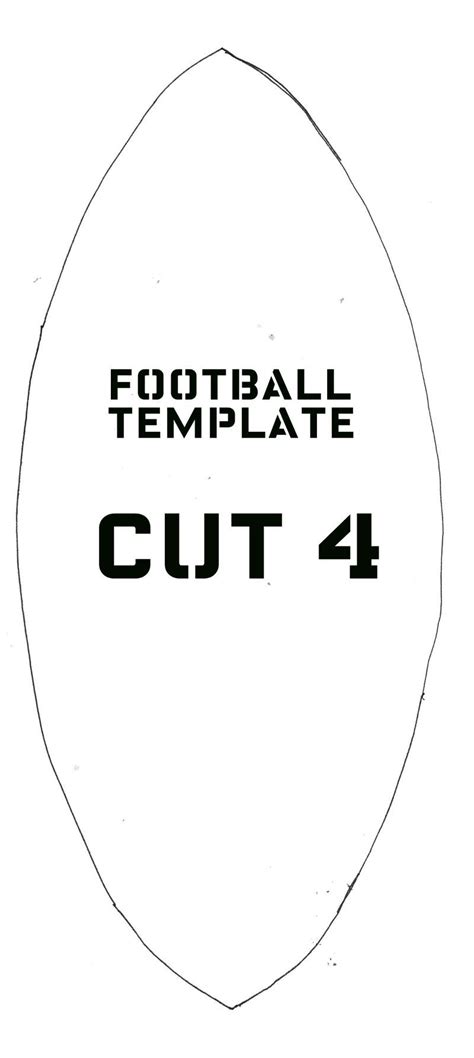 Football Softie Template - Andrea's Notebook | Football template ...