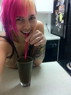 Rainbow drinking a spinach smoothie | jessica mullen | Flickr