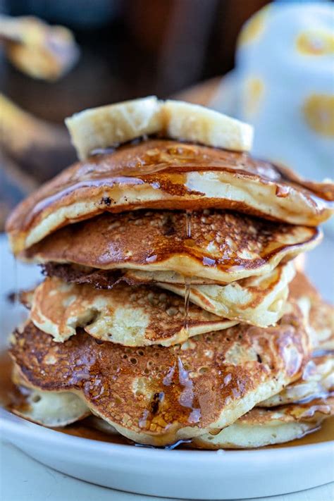 Banana Chocolate Chip Pancakes - Ripe Banana Pancakes Recipe